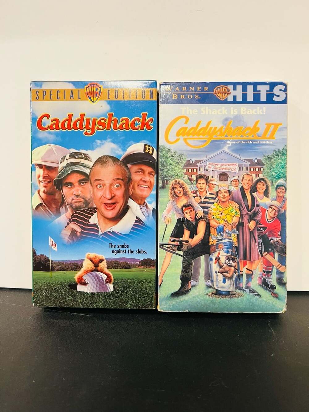 Caddyshack / Caddyshack II VHS Tapes Lot Movie Bundle
